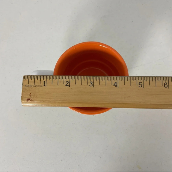 Crate & Barrel Pick Me Up Set of 6 Stackable Coffee Mugs Orange Green Yellow - Picture 6 of 7